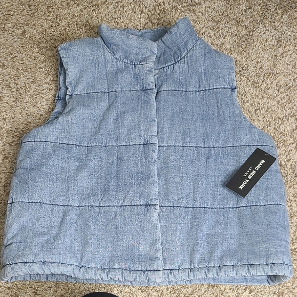 Marc New York Jackets & Blazers - Marc New York Denim Blue Vest